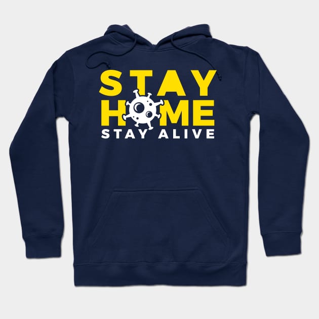 Stay At Home Hoodie by erwinwira